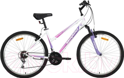 Велосипед Mikado Blitz Evo Lady 26SHV.BLITZEVOL.16WT8 (белый/фиолетовый)