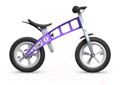 Беговел FirstBIKE Street с тормозом (фиолетовый)