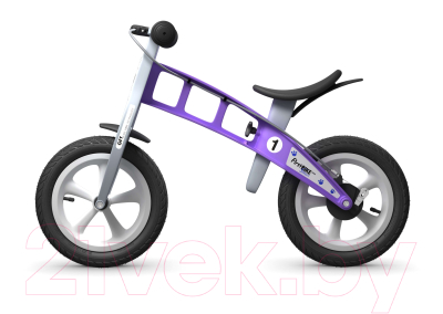 Беговел FirstBIKE Street с тормозом (фиолетовый)