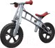 Беговел FirstBIKE Cross с тормозом (серебристый) - 