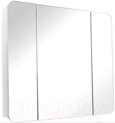 Шкаф с зеркалом для ванной Аква Родос Рома 85 / АР0001727