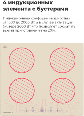 Индукционная варочная панель Maunfeld EVI.594-BG