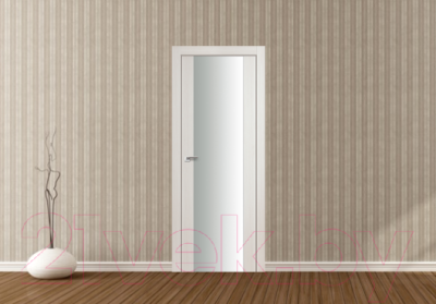 Дверь межкомнатная ProfilDoors 8X 70x200 (эшвайт мелинга/триплекс белый)