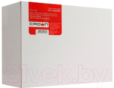 

Картридж Crown, Черный, CT-CE255XU