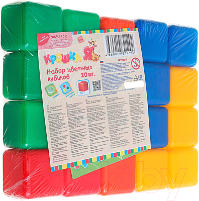 Изображение товара Развивающая игрушка Крошка Я Набор цветных кубиков / 1200603