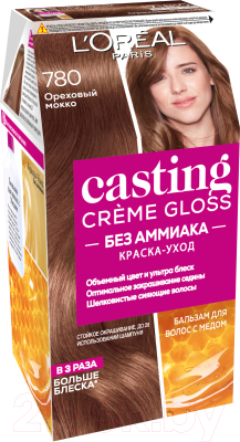 Крем-краска для волос L'Oreal Paris Casting Creme Gloss 780 (ореховый мокко)