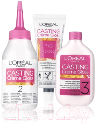 Крем-краска для волос L'Oreal Paris Casting Creme Gloss 600 (темно-русый)
