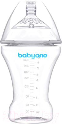 Бутылочка для кормления BabyOno Антиколиковая / 1451 (260мл)