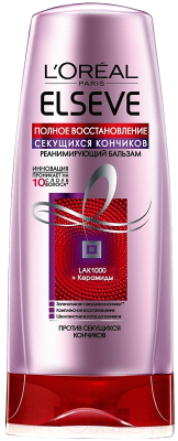 

Бальзам для волос L'Oreal Paris, Elseve полное восстановление секущихся кончиков