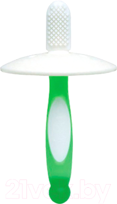 Зубная щетка для новорожденных Pigeon С фиксатором 6+ / 10504/10517 (зеленый)