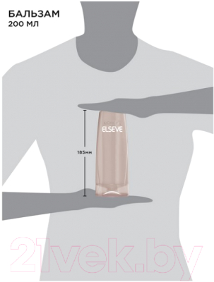 Бальзам для волос L'Oreal Paris Elseve Роскошь 6 масел розовое масло (200мл)