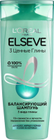 Шампунь для волос L'Oreal Paris Elseve 3 Ценные глины (400мл) - 