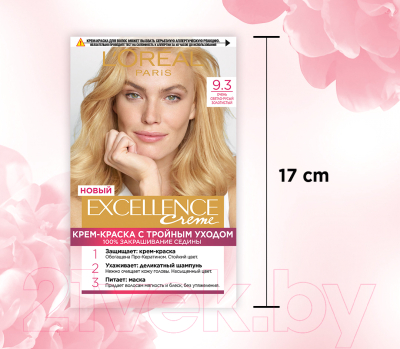 Крем-краска для волос L'Oreal Paris Color Excellence 9.3 (очень светло-русый золотистый)