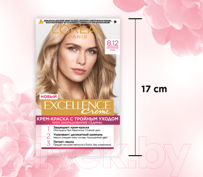 Крем-краска для волос L'Oreal Paris Color Excellence 8.12 (мистический блонд)