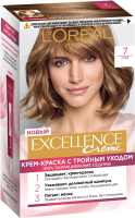 Крем-краска для волос L'Oreal Paris Color Excellence 7 (русый) - 