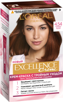 Крем-краска для волос L'Oreal Paris Color Excellence 4.54 (богатый медный) - 