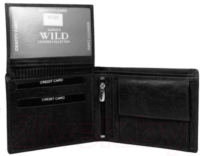 Портмоне Cedar Always Wild N7-GT-BOX (черный)