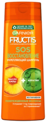 

Шампунь для волос Garnier, Fructis SOS-восстановление