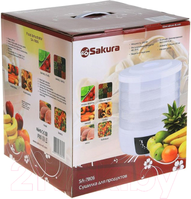 Сушилка для овощей и фруктов Sakura SA-7806