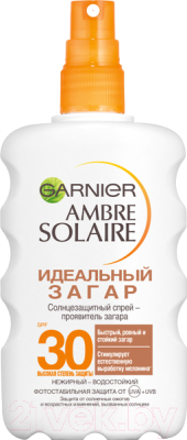 Спрей солнцезащитный Garnier Ambre Solaire идеальный загар SPF 30 (200мл)