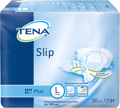 Подгузники для взрослых Tena Slip Plus Large (30шт)