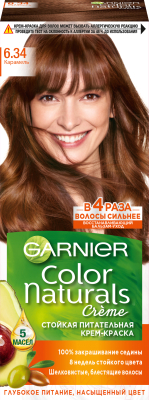 Крем-краска для волос Garnier Color Naturals Creme 6.34 (карамель)