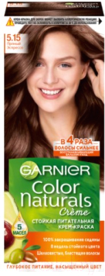 

Крем-краска для волос Garnier, Шатен, Color Naturals Creme 5.15