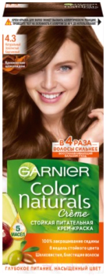 

Крем-краска для волос Garnier, Шатен, Color Naturals Creme 4.3