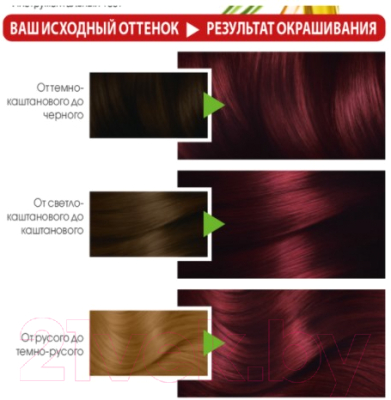 Крем-краска для волос Garnier Color Naturals Creme 2.6 (красная ночь)