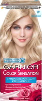 

Крем-краска для волос Garnier, Блонд, Color Sensation Роскошный цвет 111