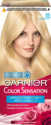 

Крем-краска для волос Garnier, Блонд, Color Sensation Е0
