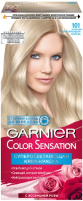 

Крем-краска для волос Garnier, Блонд, Color Sensation 101