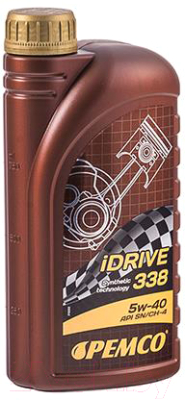 

Моторное масло Pemco, iDrive 338 5W40 SN/SM/CF / PM0338-1