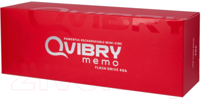 Вибромассажер Qvibry QM2 (красный)