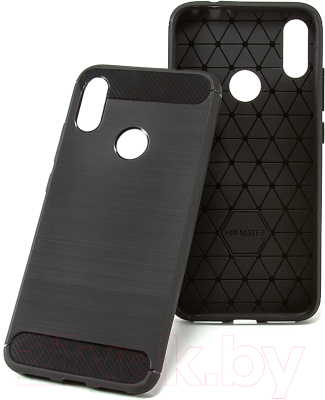 Чехол-накладка Case Brushed Line для Redmi Note 7 (черный)