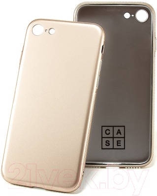 Чехол-накладка Case Deep Matte v.2 для iPhone 7 / 8 (золото, матовый)