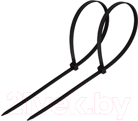 Стяжка для кабеля Rexant 07-0251 (100шт, черный)