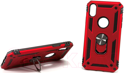 Чехол-накладка Case Defender для iPhone XR (красный, матовый)
