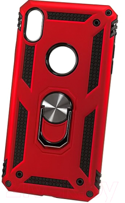 Чехол-накладка Case Defender для iPhone XS Max (красный, матовый)
