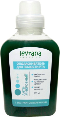 Ополаскиватель для полости рта Levrana Антимикробный (300мл)