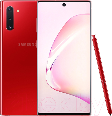 Смартфон Samsung Galaxy Note 10 / SM-N970FZRDSER (красный)