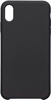 Чехол-накладка Case Liquid для iPhone XS Max (черный матовый)