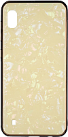 Чехол-накладка Case Marble glass для Galaxy A10 (золото) - 
