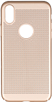 Чехол-накладка Case Matte Natty для iPhone X (золото) - 