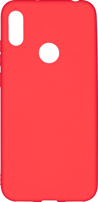 Чехол-накладка Case Matte для Y6 2019 (красный, матовый)
