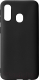 Чехол-накладка Case Matte для Galaxy A40 (черный, матовый) - 