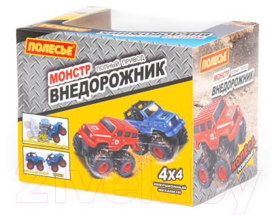 Автомобиль игрушечный Полесье Монстр Внедорожник грузовик / 78827 (инерционный)