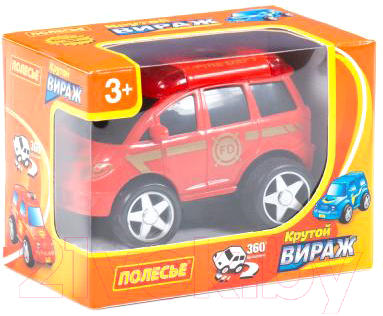 Автомобиль игрушечный Полесье Крутой Вираж пожарный / 78988