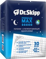 Набор пеленок одноразовых детских Dr.Skipp С суперабсорбентом впитывающие 60x90 (30шт) - 