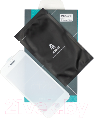 Защитное стекло для телефона Case 3D Premium для iPhone 7 / 8 (белый)
